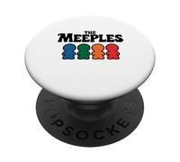 The Meeples Boardgame Fan PopSockets PopGrip Adhésif