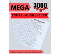 The Mega Trivia-Word Search Puzzle Book: Challenging kids & Adults Combined Trivia and Word Puzzles