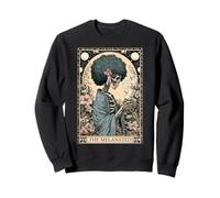 The Melanated Melanin Black History Carte de Tarot Africain Sweatshirt