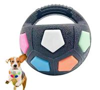 The Mellow Dog - Balle apaisante avec poignée - Jouet interactif en forme de football - Balle flottante couineuse pour chiens de petite, moyenne et grande taille (B)