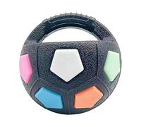 The Mellow Dog Balle apaisante et interactive en forme de ballon de football pour animaux de compagnie, balle flottante couineuse pour chiens de petite, moyenne et grande taille (B)