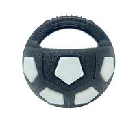 The Mellow Dog Balle apaisante et interactive en forme de ballon de football pour animaux de compagnie, balle flottante couineuse pour chiens de petite, moyenne et grande taille (C)