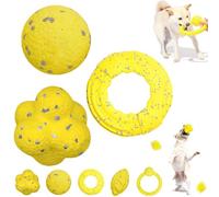 The Mellow Dog Calming Ball, Mellow Dog Emotional Support Ball, Chewable Calming Balls for Dogs, Fun Toys and Chew Toy for Any Size Dog, Dog Tennis Balls for Aggressive Chewers (ABD)