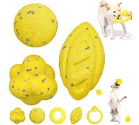 The Mellow Dog Calming Ball, Mellow Dog Emotional Support Ball, Chewable Calming Balls for Dogs, Fun Toys and Chew Toy for Any Size Dog, Dog Tennis Balls for Aggressive Chewers (ABC)