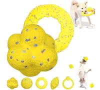 The Mellow Dog Calming Ball, Mellow Dog Emotional Support Ball, Chewable Calming Balls for Dogs, Fun Toys and Chew Toy for Any Size Dog, Dog Tennis Balls for Aggressive Chewers (AD)