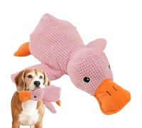 The Mellow Duck Jouet pour chien | Canard calmant | Jouet pour chien | Oreiller apaisant en peluche | Jouet à mâcher pour chien avec couineur doux