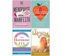 The Menopause Manifesto, The Happy Menopause, The Hormone Fix, The Good Food Menopause Diet Cookbook 4 Books Collection Set