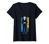 The Mentalist Patrick Jane T-Shirt avec Col en V