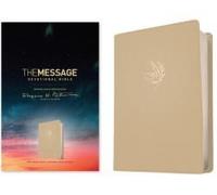 The Message Devotional Bible (Leather-Look, Driftwood Dove)
