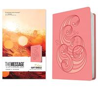 The Message: Pink & Gold Waves, Leather-Look: the Bible in Contemporary Language