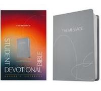The Message Student Devotional Bible (Leather-Look, Stone Gray)
