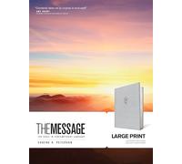 The Message: The Bible in Contemporary Language, Lavender on Linnen, Large Print