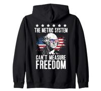 The Metric System Cant Measure Freedom Kilometer 4th of July Sweat à Capuche