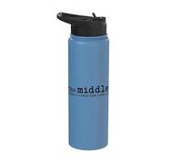 The Middle Logo Stainless Steel Insulated Water Bottle
