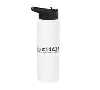 The Middle Logo Stainless Steel Insulated Water Bottle