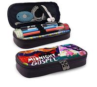 The Midnight Gospel étui à crayons en cuir à glissière étui à stylo sac de papeterie pochette à glissière porte-crayon Portable polyvalent