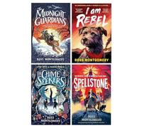 The Midnight Guardians, The Chime Seekers, Spellstone & I am rebel By Ross Montgomery 4 Collection Books Set