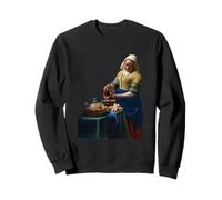The Milkmaid de Johannes Vermeer Sweatshirt
