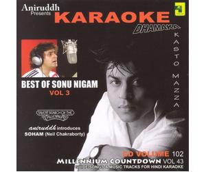 The Millenium Countdown Vol.43: Aniruddh Presents Karaoke Dhamaka (Kasto Mazza) - CD (Karaoke/Hindi Music/Sonu Nigam/Indian music/Foreign Music)