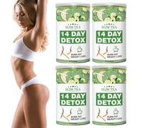 Thé Mince Détox De 14 Jours, Thé À Base De Plantes Naturelles(4pcs)
