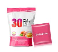 Thé Minceur 30 Jours Saveur Pêche - Thé Détox Brûle-graisses Minceur, 3 G X 30 Sachets(2PCS)