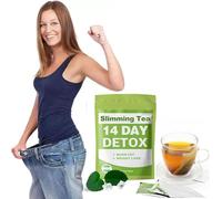 Thé Minceur De 14 Jours, Thés Détox, Gestion Du Poids Du Tour De Taille, Routine Quotidienne Après Les Repas For Femmes, Mélange De Tisanes(2pcs)