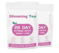 Thé Minceur De 28 Jours, Gestion Du Poids Du Tour De Taille, Thés Détox Après Les Repas For Femmes, Routine Quotidienne(2pcs)