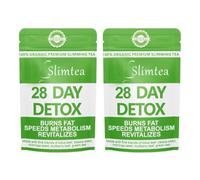 Thé Minceur Détox 28 Jours - Formule Naturelle À Base De Plantes, Stimule Le Métabolisme, Facilite La Digestion Et Brûle Les Graisses En Douceur For Bien-être Du Ventre(2PCS)