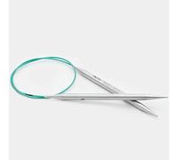 The Mindful Collection Aiguilles à tricoter circulaires en acier inoxydable 5 mm 25 cm