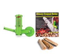 THE MINGO Marqueur de bois de chauffage Inside a Red Splash (vert)