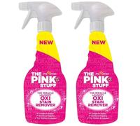 The Miracle Laundry Oxi Détachant 500 ml par lot de 2 - Pink Stuff Détachant pour vêtements blancs et couleurs ou tissus avec parfum frais et propre