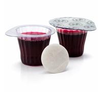 The Miracle Meal Lot de 100 tasses et gaufrettes pré-remplies avec jus de raisin et gaufrette Concord 100 % fiable Fabriqué aux États-Unis