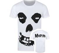 The Misfits T-Shirt Misfits Crâne Imprimer Homme BlancM Blanc G