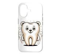 The Molar Bear Dental Assistant Dentist Tooth Pun Coque pour iPhone 17