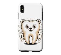 The Molar Bear Dental Assistant Dentist Tooth Pun Coque pour iPhone XS Max