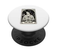 The Mom Tarot Card Coffee New Mom Aesthetic PopSockets PopGrip Adhésif