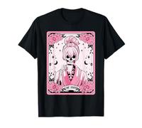 The Mom Tarot Card Skeleton Mama Coffee Lover Mother's Day T-Shirt
