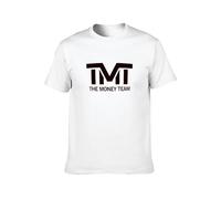 The Money Team Printed Hip-Hop Men Adult Short Sleeve White S