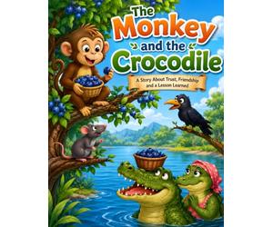 The Monkey and the Crocodile: A Story about Trust,Friendship and a lesson Learned