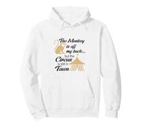 The Monkey is Off My Back Circus Humour Sweat à Capuche