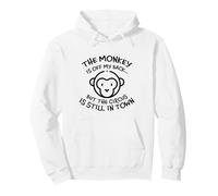The Monkey is Off My Back Circus Humour Sweat à Capuche