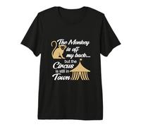 The Monkey is Off My Back Circus Humour T-Shirt Haut de Gamme