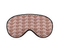 The Monkey Sleeping Blindfold Mask Cute Eye Shade Cover avec sangle réglable pour femmes hommes nuit