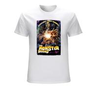 The Monster Squad Poster Retro Designer Short Sleeve Mens T Shirt Size L