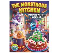 The Monstrous Kitchen: Monsters Who Cook Coloring Book: Fun-Filled Coloring for Kids Ages 4-8 - Easy Lines, Thick Contours, Pure Creativity!