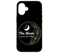 The Moon Calms My Mind Phases Lunar Citation Astrologie Symboles Coque pour iPhone 16