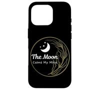 The Moon Calms My Mind Phases Lunar Citation Astrologie Symboles Coque pour iPhone 16 Pro