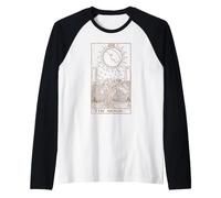 The Moon Carte de Tarot Rider Witchy Witch Dark Esthétique Manche Raglan