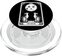 The Moon Carte de tarot XVIII Chat Meme Major Arcana drôle PopSockets PopGrip pour MagSafe