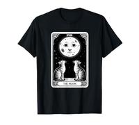 The Moon Carte de tarot XVIII Chat Meme Major Arcana drôle T-Shirt